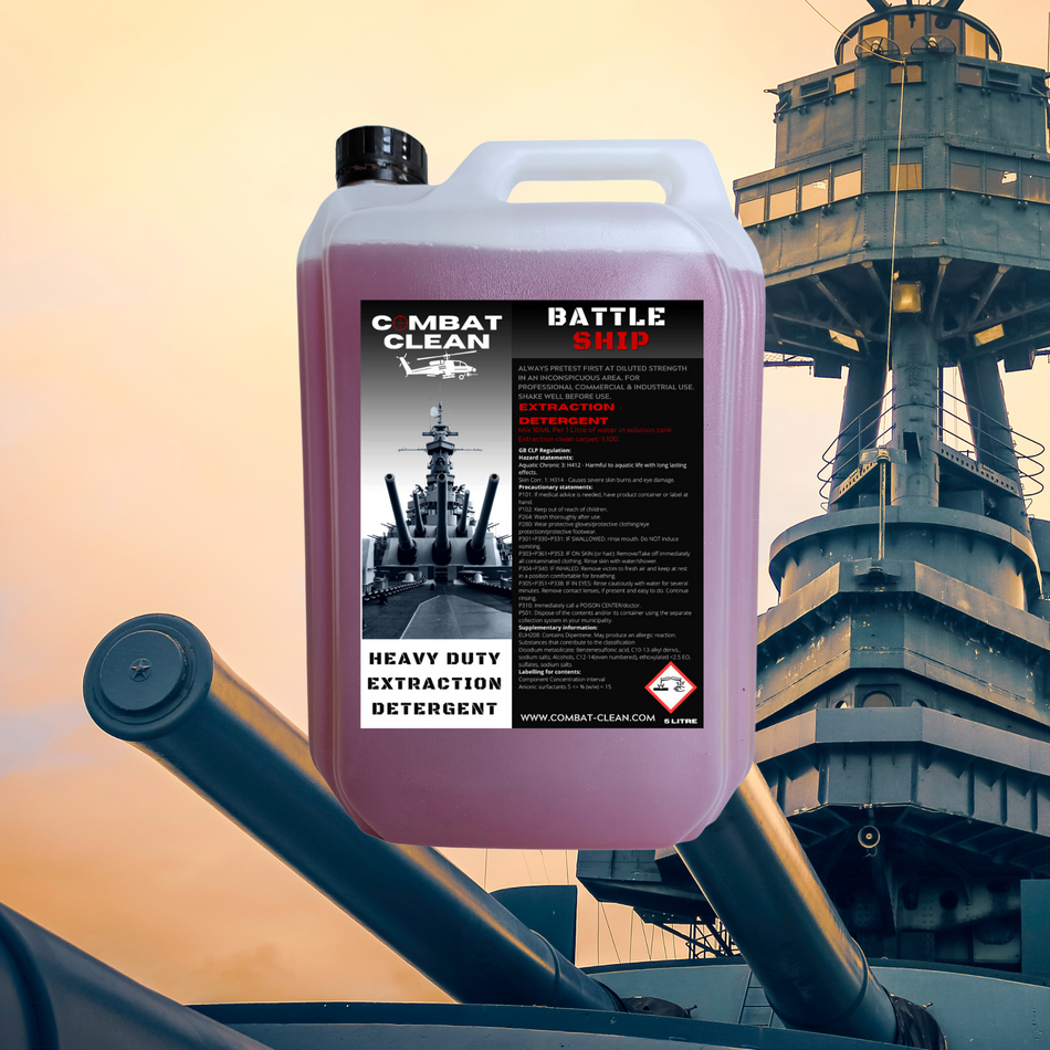 Combat Clean Battle Ship Heavy Duty Extraction Detergent