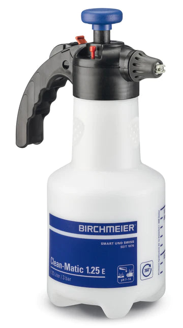 NIMBUS | Clean-Matic 1.25 E Compression Sprayer 360° Fanjet Nozzle (Alkalis) | birchmeier, Equipment, NIMBUS, Prochem, Spraying, | Spraying Equipment