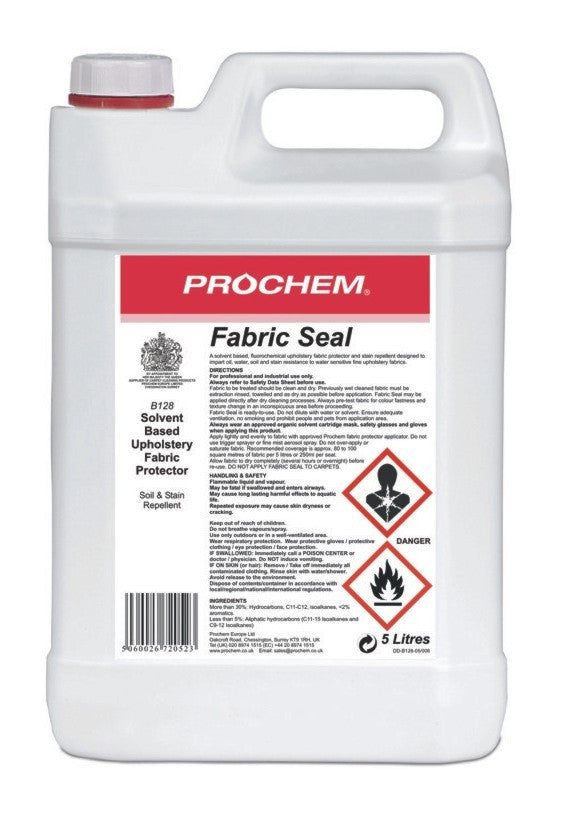 NIMBUS | Prochem B128-05 Fabric Seal 5 Litre | Carpet & Fabric Protective Treatments, Chemicals, Multibuy, Prochem, prochem chemicals, Protective Treatments, | Prochem