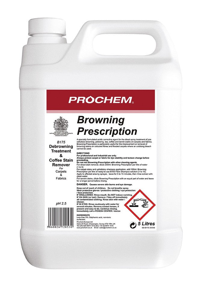 NIMBUS | Prochem B175-05 Browning Prescription 5 Litre | Chemicals, Multibuy, Problem Solvers, Problem Solvers & Additives, Prochem, prochem chemicals, winter sale, | Prochem