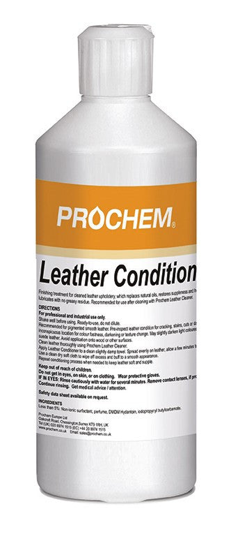 NIMBUS | Prochem E675-01 Leather Conditioner 500ml | Chemicals, Fine Fabric, Multibuy, Prochem, prochem chemicals, Upholstery & Fine Fabric Products, | Prochem